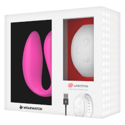 Wearwatch - watchme dual technology vibraattori  fuksia / snow 4