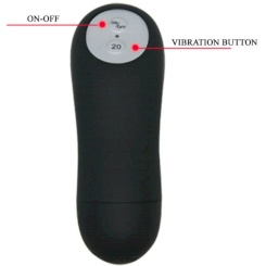 Baile - tangat with värisevä luotivibraattori ja kaukosäädettävä  musta 3