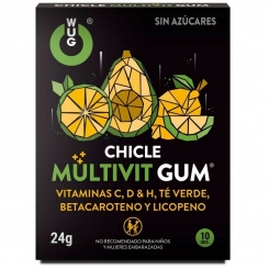 Wug gum - on caffeine, ginseng ja guarana gum 10 units