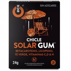 Wug gum - multivit vitamin c, h, d, beta-carotene, lycopene ja  vihreä tee 10 units