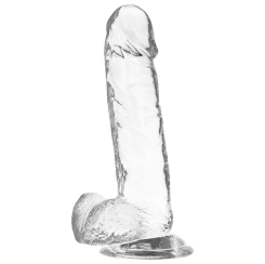 Xray Clear Cock With Balls  20cm X 4.5cm