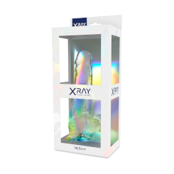 X ray - valjaat +  kirkas cock kiveksillä 18.5 cm x 3.8 cm 9