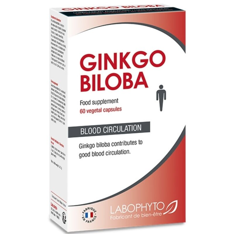Ginkgo biloba food suplement blood circulation 60 cap